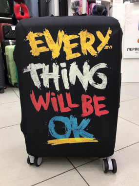 Чехол для чемодана плотный, размер M (арт. 84123)