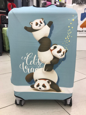 Чехол для чемодана плотный, размер M (арт. 84147)