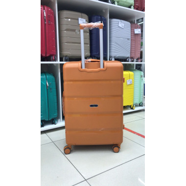 Чемодан 28 дюймов Mironpan оранжевый из полипропилена