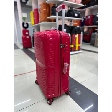 Чемодан 28 дюймов Travel Speed красный из полипропилена