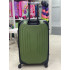 Чемодан 28 дюймов W.zckiss Oval зеленый с расширением из полипропилена