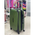 Чемодан 28 дюймов W.zckiss Oval зеленый с расширением из полипропилена