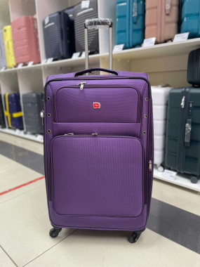 Чемодан тканевый Livings 32 дюйма фиолетовый