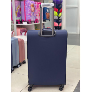 Чемодан тканевый Mironpan 28 дюймов темно-синий (м29)