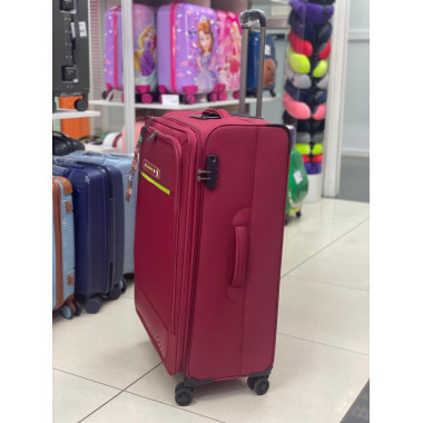 Чемодан тканевый Mironpan 30 дюймов бордовый (м30)
