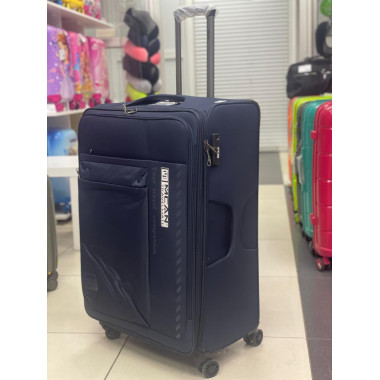 Чемодан тканевый Mironpan 30 дюймов темно-синий (м27)