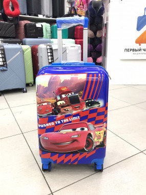 Детский чемодан на колёсах "Тачки 2", размер 20 дюймов