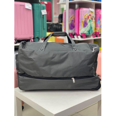 Дорожная сумка на колёсах "Kengulu standard" L серая