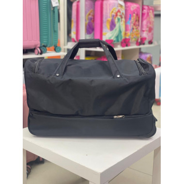 Дорожная сумка на колёсах "Kengulu standard" M черная