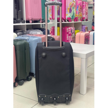 Дорожная сумка на колёсах "Kengulu standard" M черная